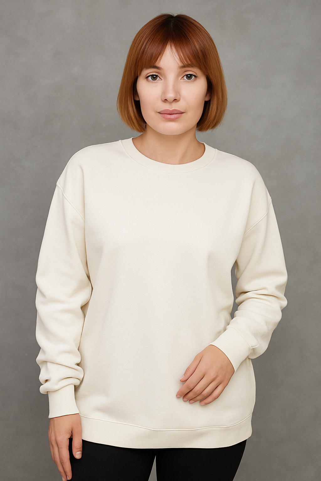 Sadelikte Şıklık: Oversize Fitilli Sweatshirt